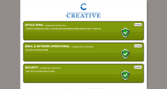 Desktop Screenshot of creativedcstatus.com